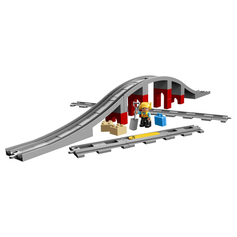 Load image into Gallery viewer, Lego Duplo LEGO DUPLO 10872 Treinbrug en Rails
