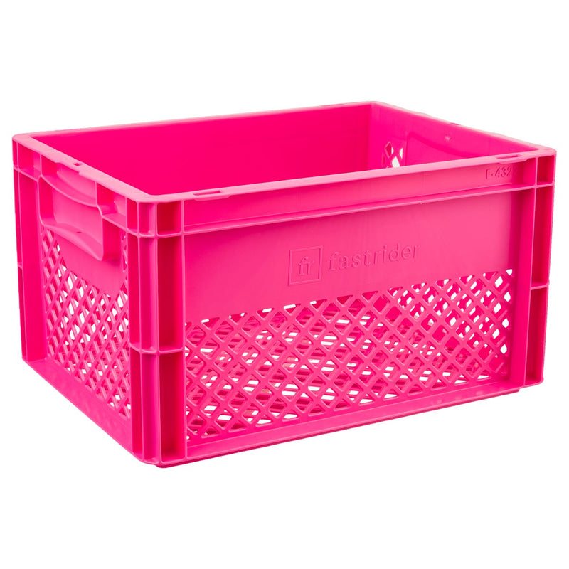 Load image into Gallery viewer, Fastrider fietskrat medium roze
