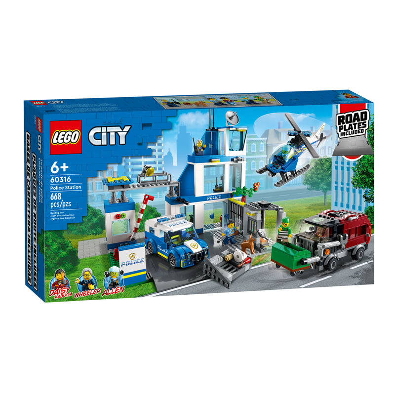 Load image into Gallery viewer, Lego city - politiebureau constructiespeelgoed (60316)
