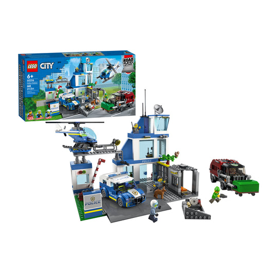 Lego city - politiebureau constructiespeelgoed (60316)