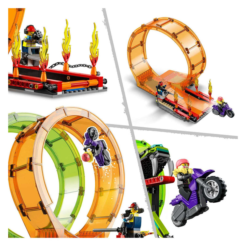 Load image into Gallery viewer, Lego city 60339 dubbele loop stunt arena
