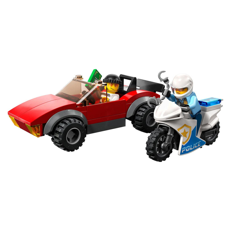 Load image into Gallery viewer, Lego LEGO City 60392 Achtervolging Auto op Politiemotor
