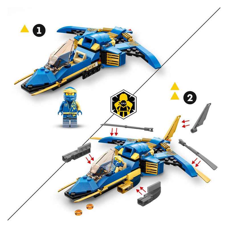 Load image into Gallery viewer, Lego lego ninjago 71784 jay's bliksemstraaljager evo
