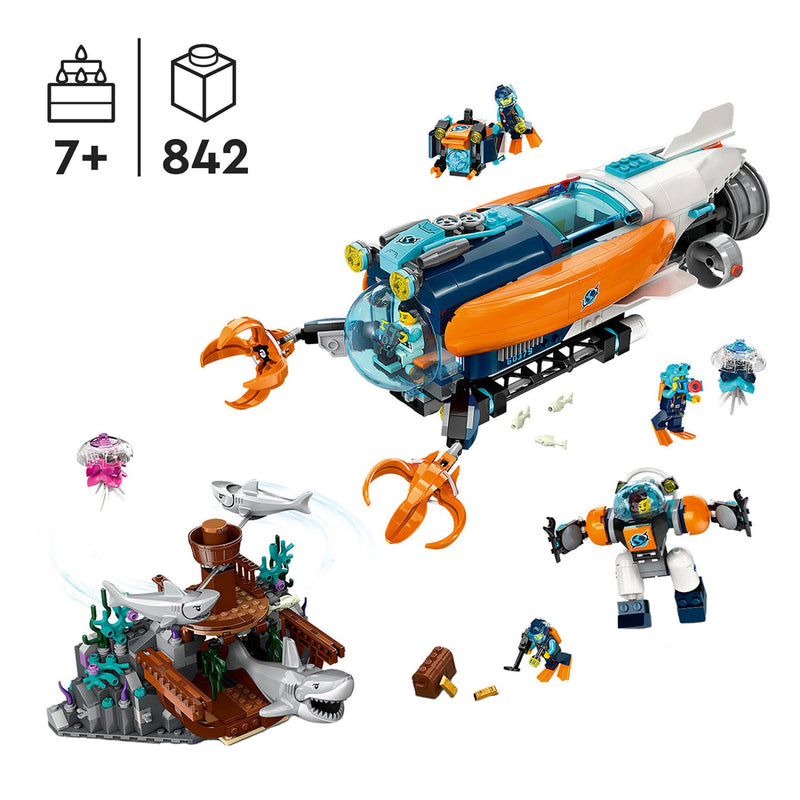 Load image into Gallery viewer, Lego LEGO City 60379 Duikboot Voor Diepzeeonderzoek
