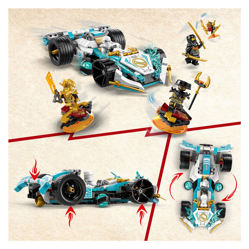 Load image into Gallery viewer, Lego LEGO Ninjago 71791 Zane’s Drakenkracht Spinjitzu Racewagen
