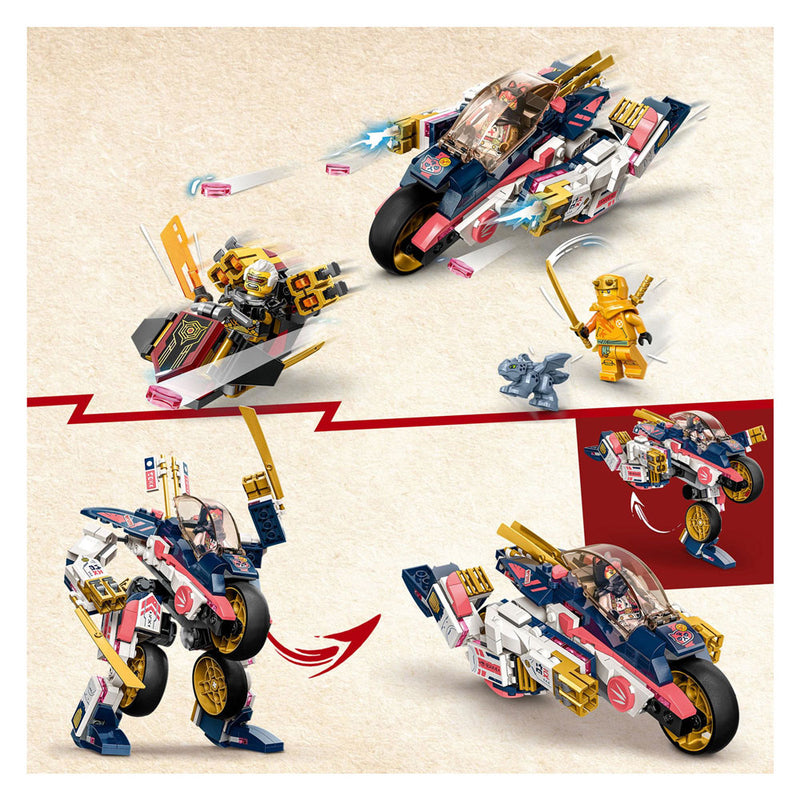 Load image into Gallery viewer, Lego LEGO Ninjago 71792 Sora’s Transformerende Mecharacemotor
