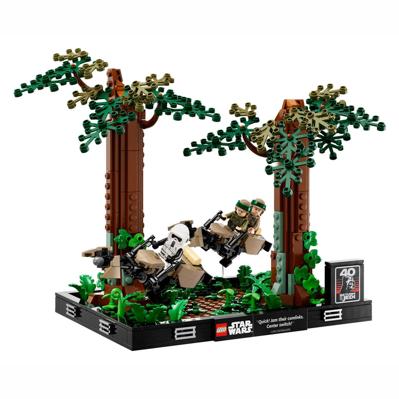 Load image into Gallery viewer, Lego LEGO Star Wars 75353 Endor Speeder Achtervolging Diorama
