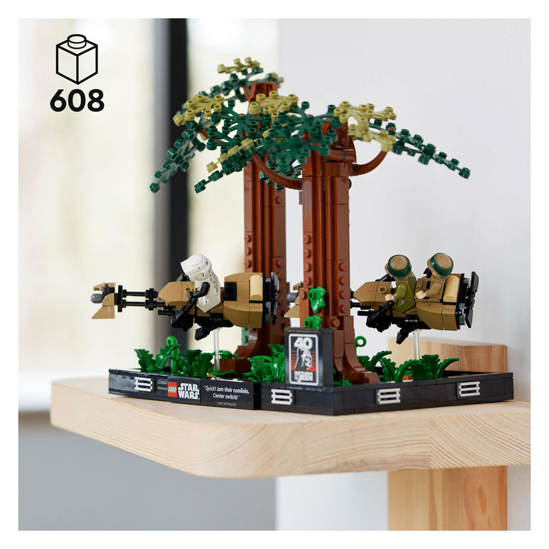 Load image into Gallery viewer, Lego LEGO Star Wars 75353 Endor Speeder Achtervolging Diorama
