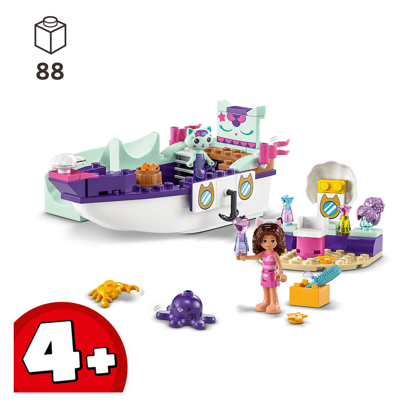 Load image into Gallery viewer, Lego LEGO Gabby's Poppenhuis 10786 Vertroetelschip van Gabby en Meerminkat
