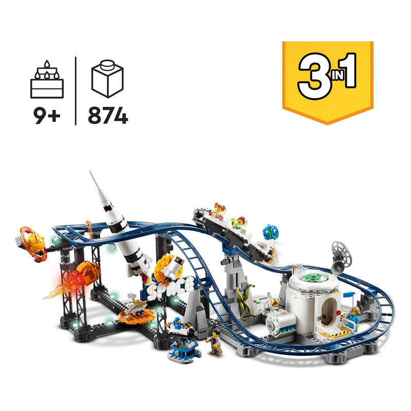 Load image into Gallery viewer, Lego creator 31142 ruimteachtbaan
