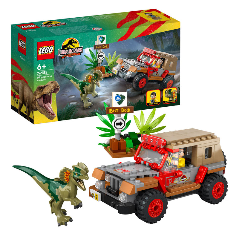 Load image into Gallery viewer, Lego LEGO Jurassic Park 76958 Dilophosaurus Hinderlaag
