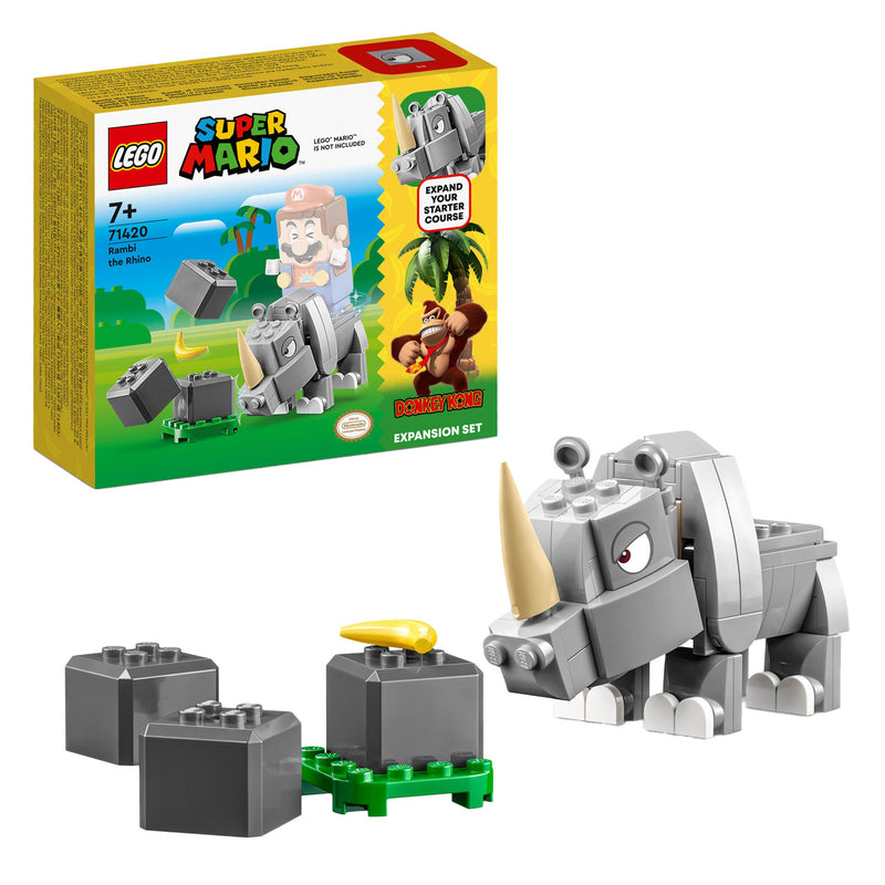 Load image into Gallery viewer, Lego LEGO Super Mario 71420 Uitbreidingsset: Rambi de Neushoorn
