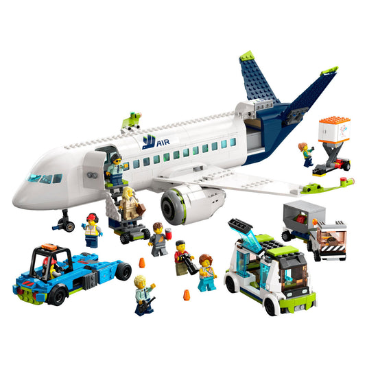 Lego city passagiersvliegtuig vliegtuig speelgoed set - 60367