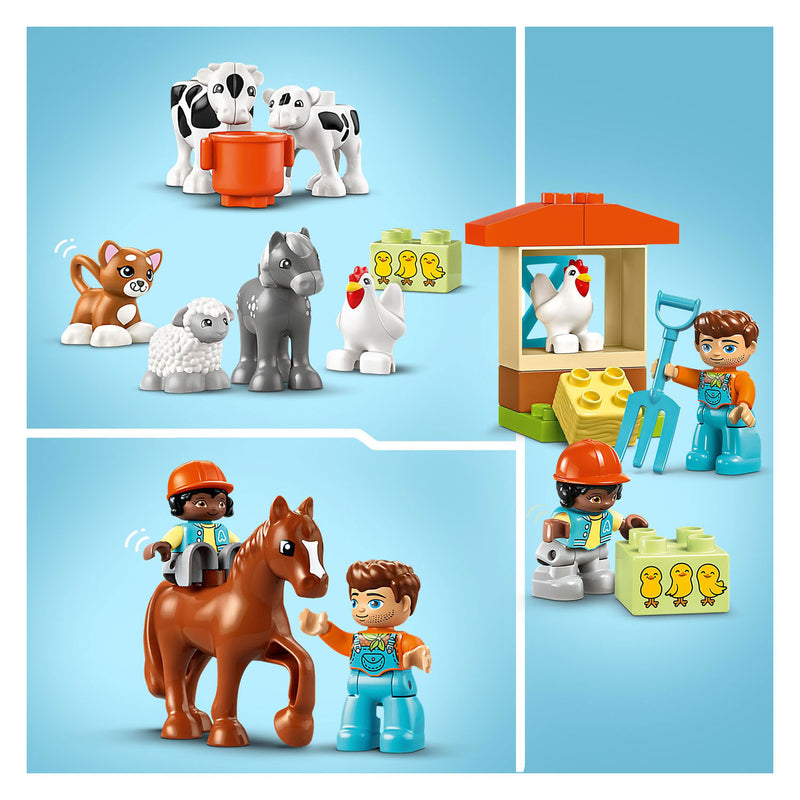 Load image into Gallery viewer, Lego duplo town 10416 dieren verzorgen op de boerderij
