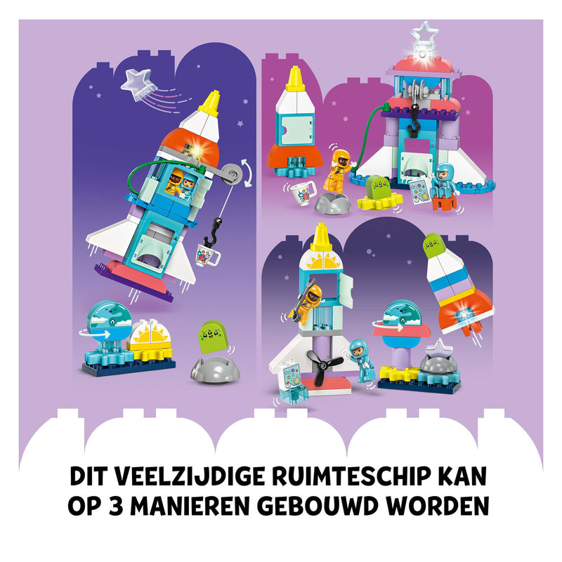 Load image into Gallery viewer, Lego duplo town 10422 3-in-1 ruimteavontuur
