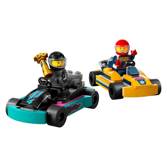 Lego city voertuigen karts en racers