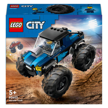 Lego city 60402 blauwe monstertruck