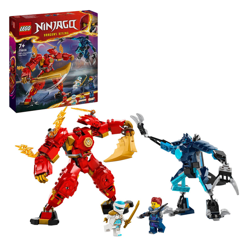 Afbeelding laden in galerijviewer, Lego ninjago 71808 kais elementaire vuurmecha
