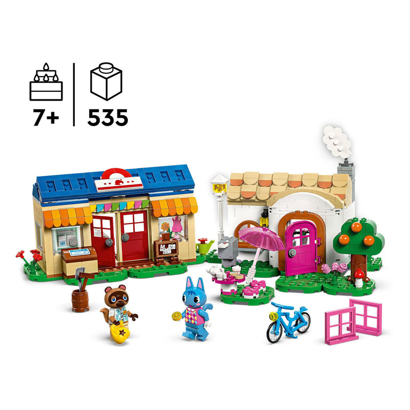 Load image into Gallery viewer, Lego animal crossing 77050 nooks hoek en rosies huis
