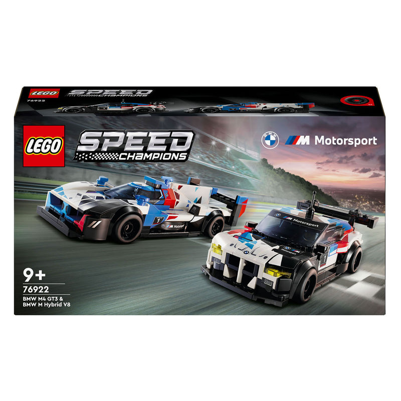 Load image into Gallery viewer, Lego speed champions 76922 bmw m4 gt3 en bmw m hybrid v8 racewagens
