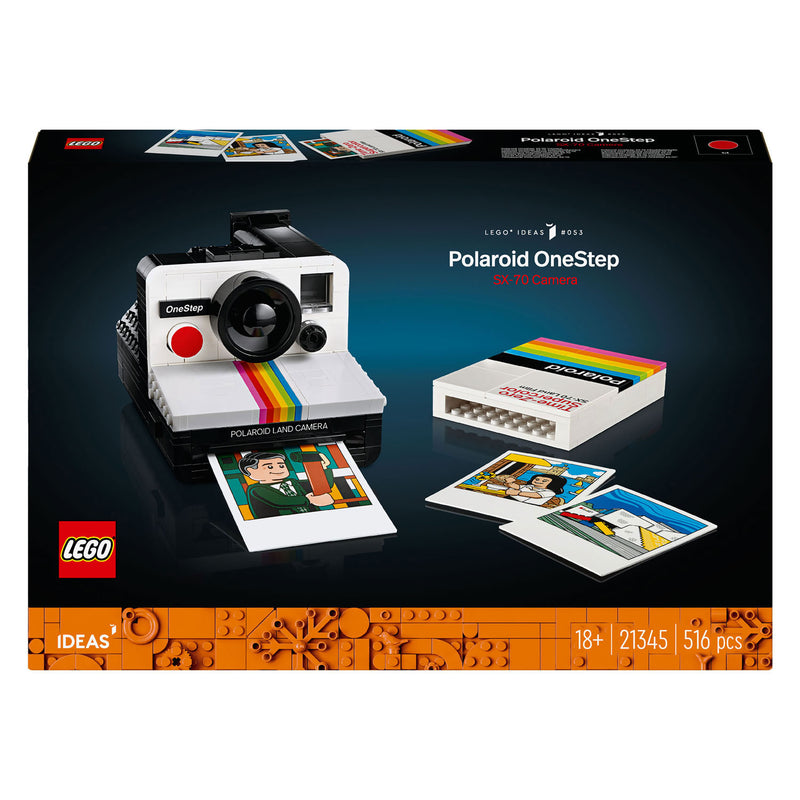 Load image into Gallery viewer, Lego ideas polaroid onestep sx-70 camera constructiespeelgoed (21345)
