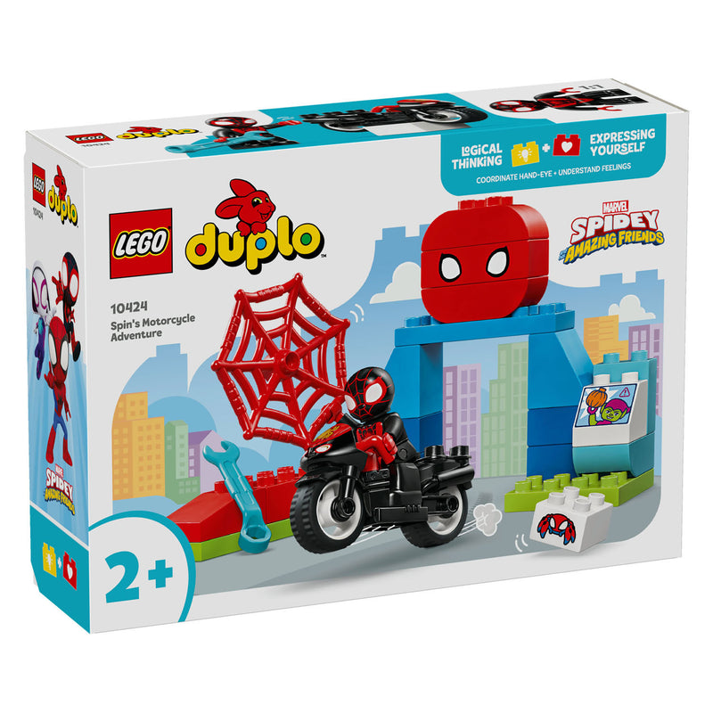 Load image into Gallery viewer, Lego duplo 10424 de motoravonturen van spin
