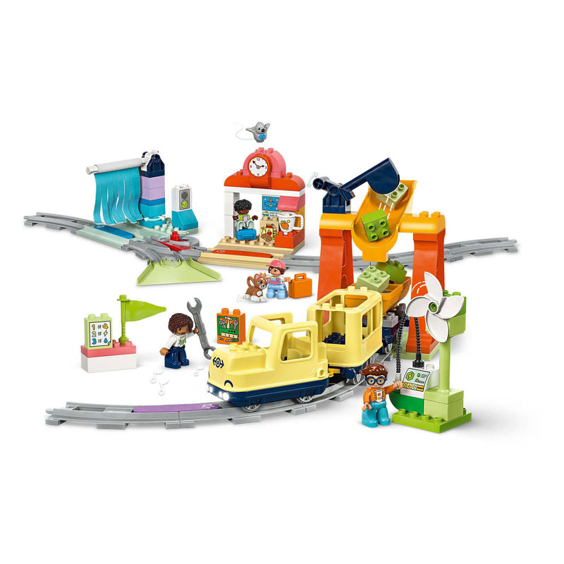 Load image into Gallery viewer, Lego duplo town 10428 grote interactieve buurttrein
