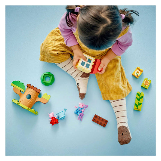 Lego duplo 10431 peppa big tuin en boomhut