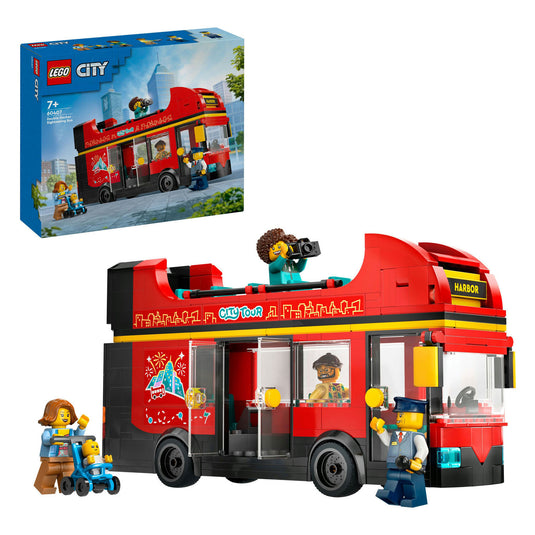 Lego city 60407 toeristische rode dubbeldekker