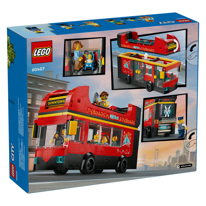 Load image into Gallery viewer, Lego city toeristische rode dubbeldekker - 60407
