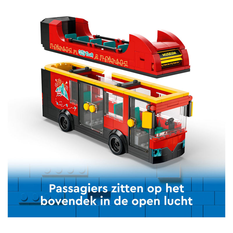 Load image into Gallery viewer, Lego city toeristische rode dubbeldekker - 60407
