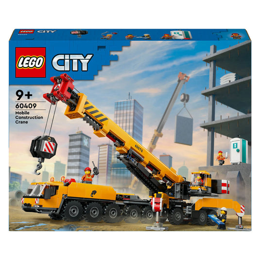 Lego city 60409 gele mobiele bouwkraan