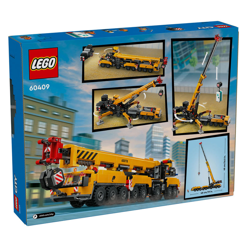 Load image into Gallery viewer, Lego city 60409 gele mobiele bouwkraan
