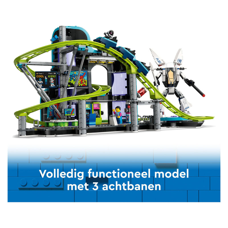 Load image into Gallery viewer, Lego city 60421 achtbaan in robotwereld
