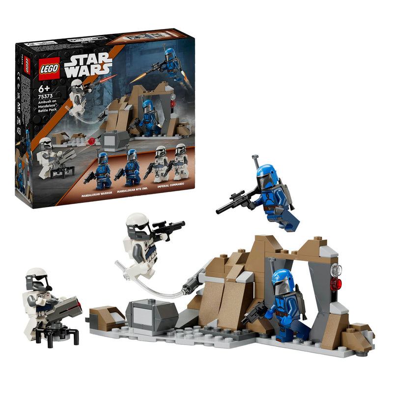 Load image into Gallery viewer, Lego star wars 75373 hinderlaag op mandalore battle pack
