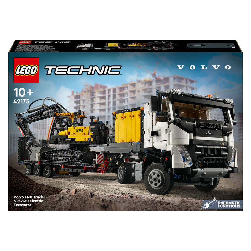 Afbeelding laden in galerijviewer, Lego technic 42175 volvo fmx truck ec230 elektrische graafmachine
