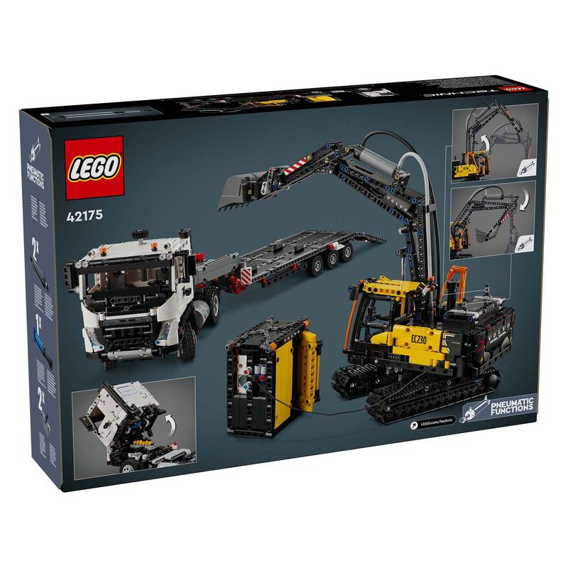 Afbeelding laden in galerijviewer, Lego technic 42175 volvo fmx truck ec230 elektrische graafmachine
