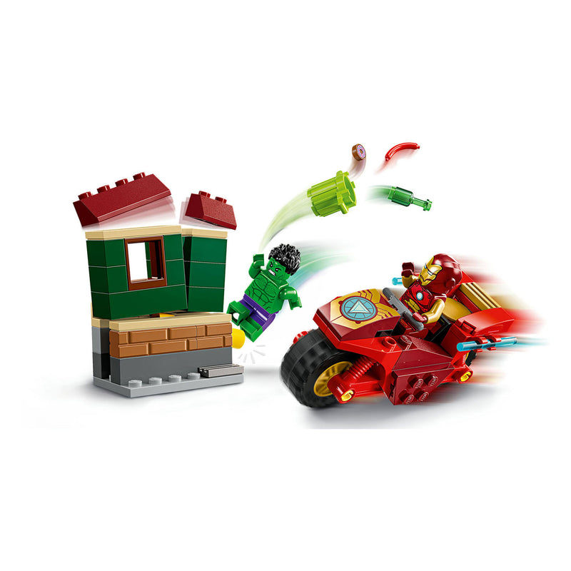 Load image into Gallery viewer, Lego super heroes 76287 iron man met motor en de hulk
