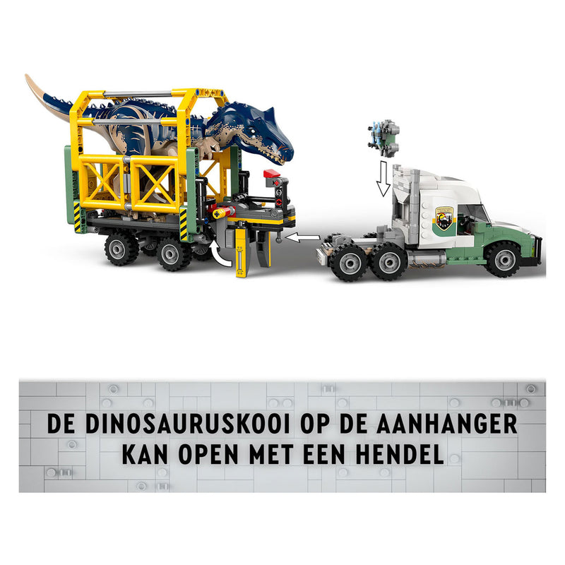 Load image into Gallery viewer, Lego jurassic world 76966 dinosaurusmissies: allosaurus transporttruck
