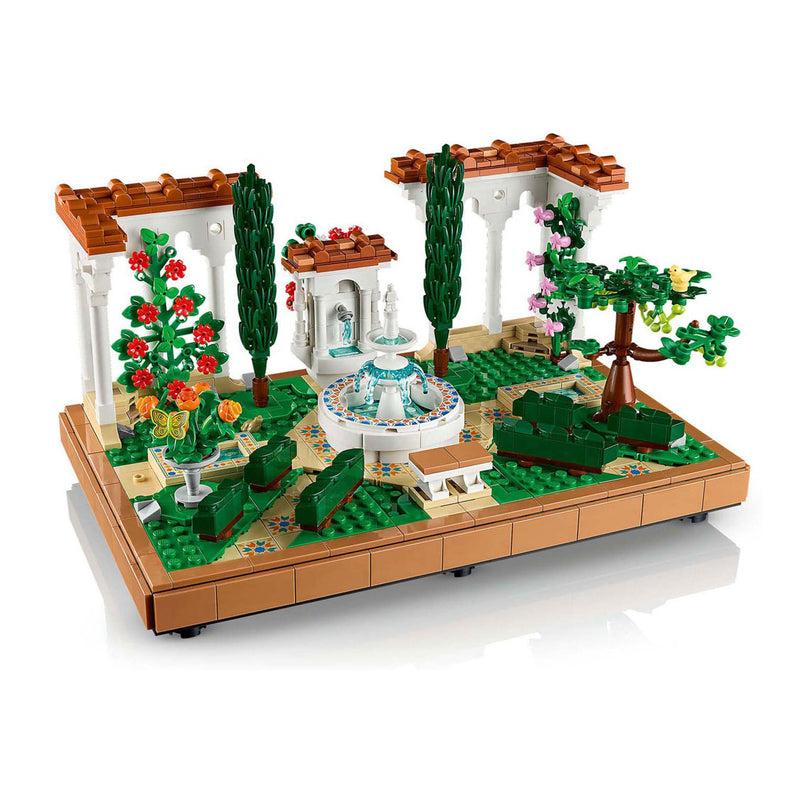 Load image into Gallery viewer, Lego icons - tuin met fontein constructiespeelgoed (10359)

