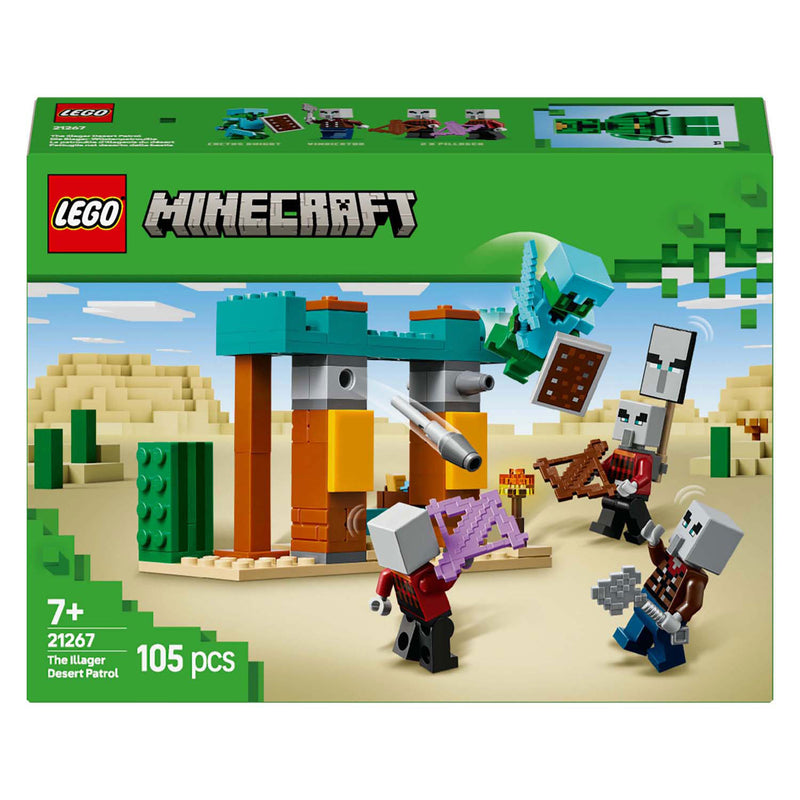 Load image into Gallery viewer, Lego minecraft 21267 de illagers in de woestijn
