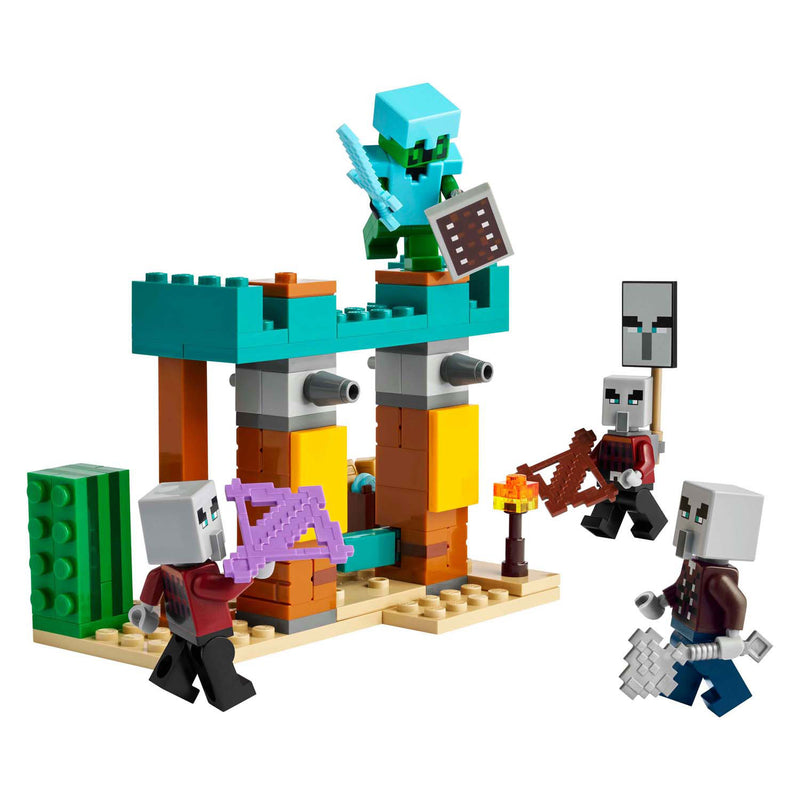 Load image into Gallery viewer, Lego minecraft 21267 de illagers in de woestijn
