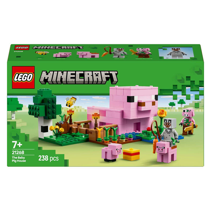 Load image into Gallery viewer, Lego minecraft 21268 het huis van het biggetje
