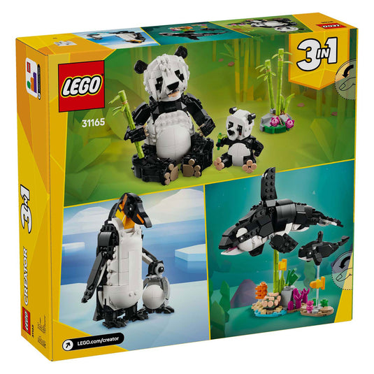 Lego creator 3-in-1 - wilde dieren: pandafamilie constructiespeelgoed (31165)