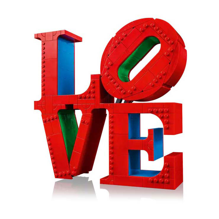 Load image into Gallery viewer, Lego art love woonaccessoire decoratie bouwpakket voor volwassenen, valentijnscadeau - 31214
