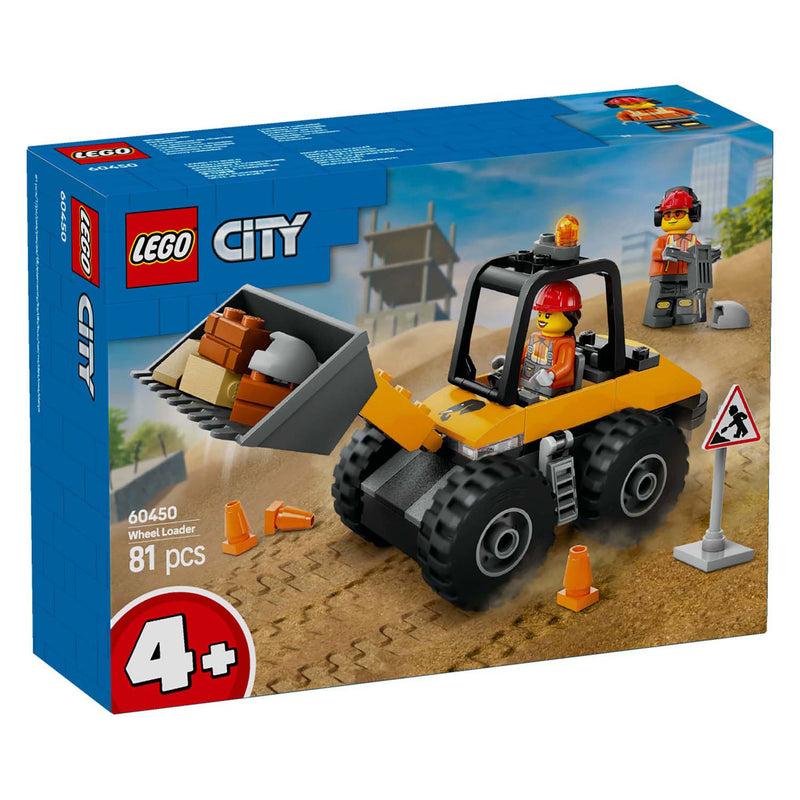 Load image into Gallery viewer, Lego city 60450 gele wiellader
