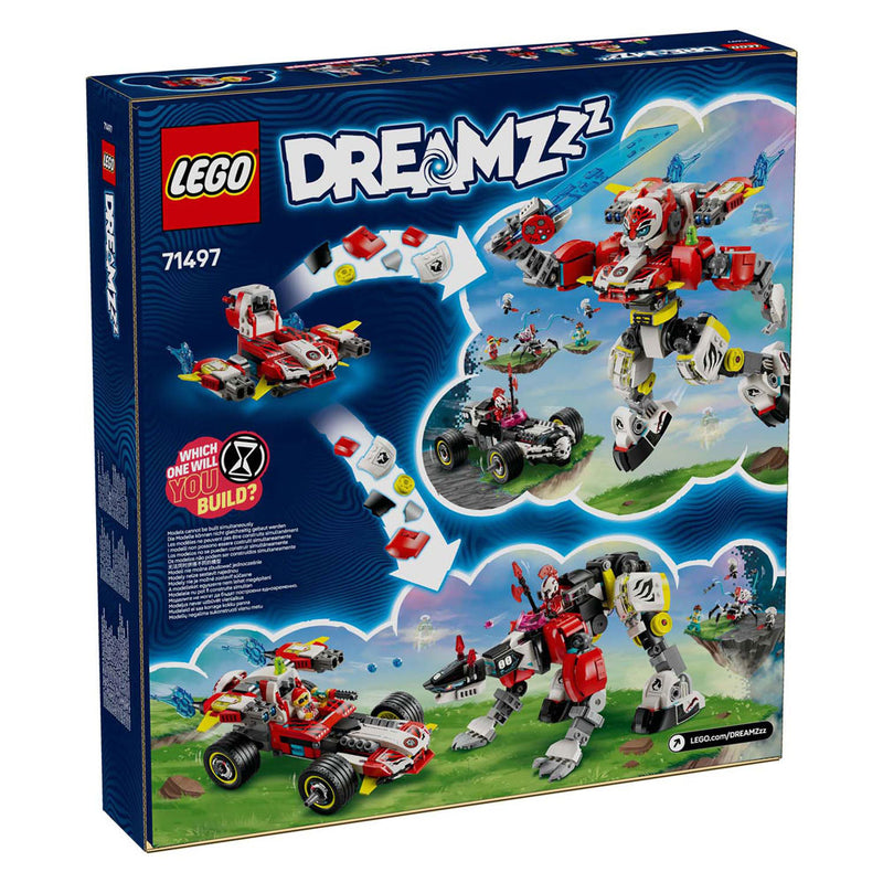 Load image into Gallery viewer, Lego dreamzzz 71497 coopers tijgermecha en zero's hot rod auto
