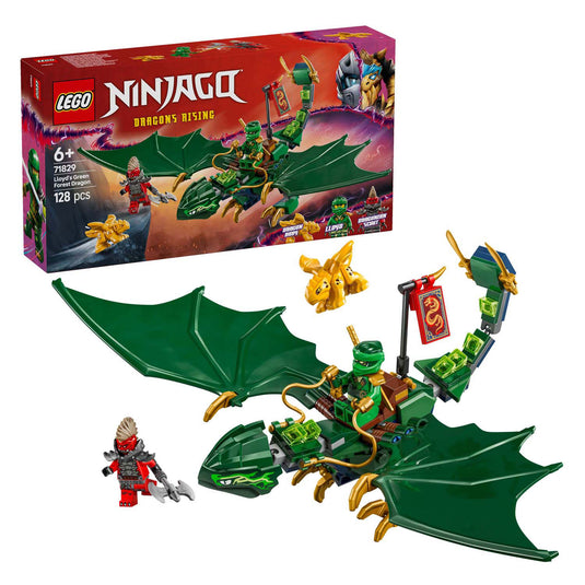 Lego ninjago - lloyds groene bosdraak constructiespeelgoed (71829)