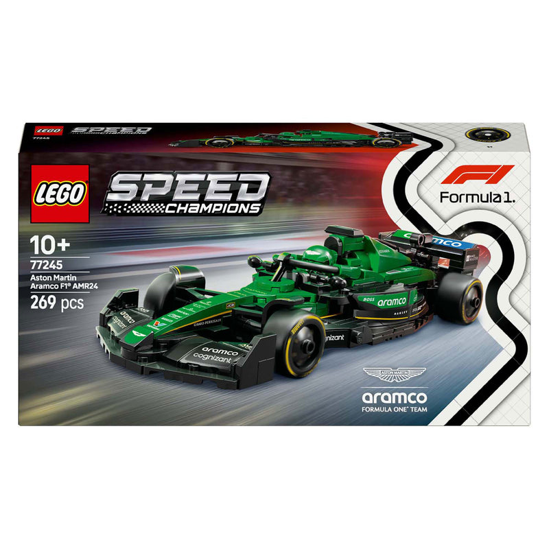 Load image into Gallery viewer, Lego speed champions 77245 aston martin aramco f1 amr24 racewagen
