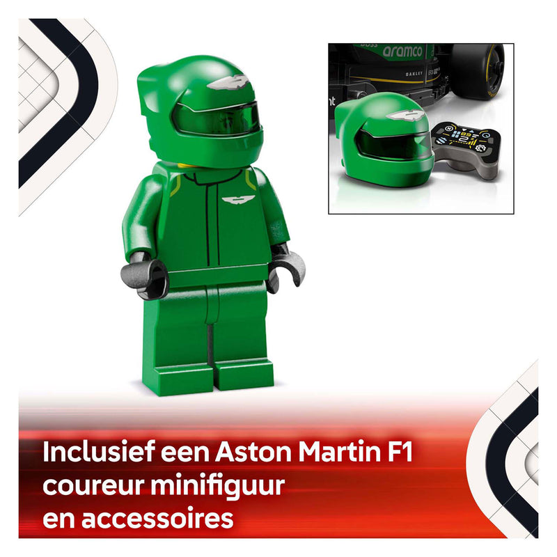 Load image into Gallery viewer, Lego speed champions aston martin aramco f1 amr24 racewagen set - 77245
